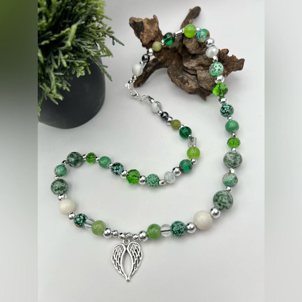 BOHO STYLE JASPER NECKLACE